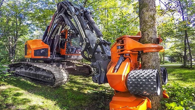 Automated tree cutting - late game heavy machinery | Eco