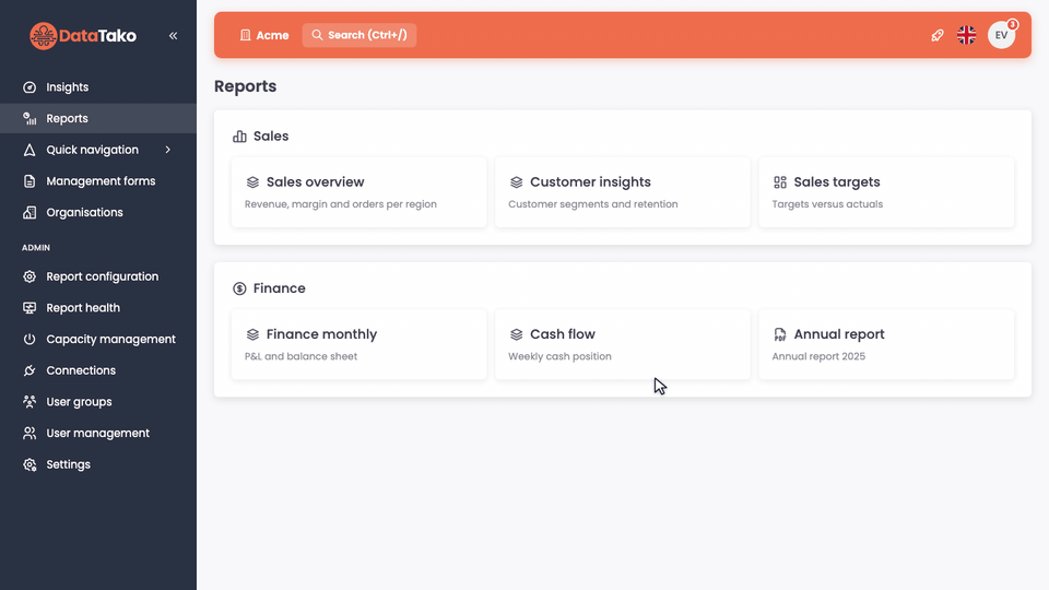 Accept all pending invitations from the organisation switcher in one click